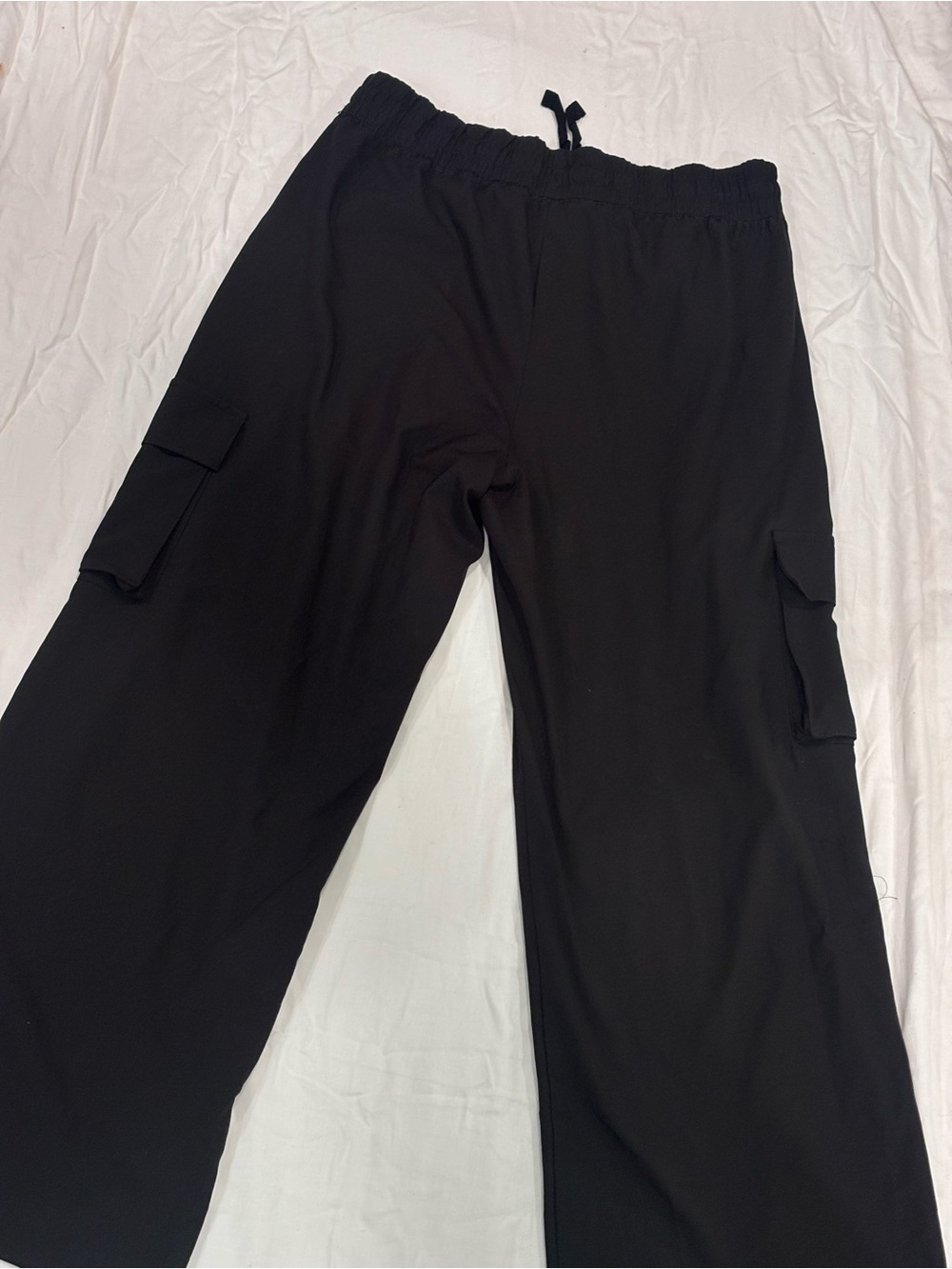 F&F Active Black Cargo Wide-Leg Women’s Pants From Ireland